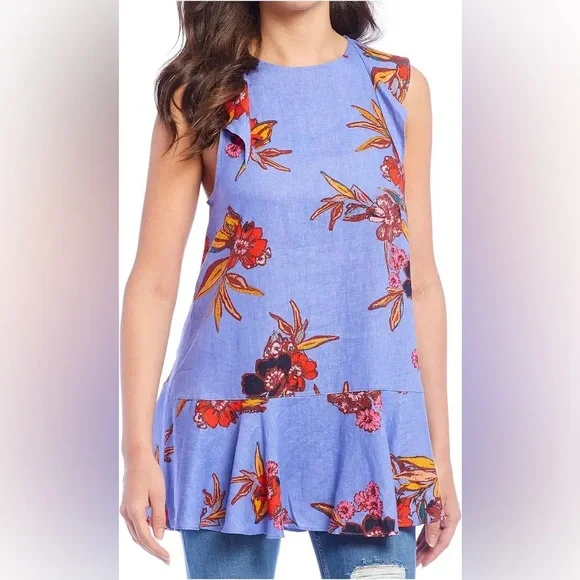 Free People Summer in Tulum Tunic Top - Picture 3 of 5